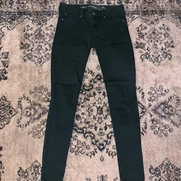 Dark green jeans - Picture 2 of 7